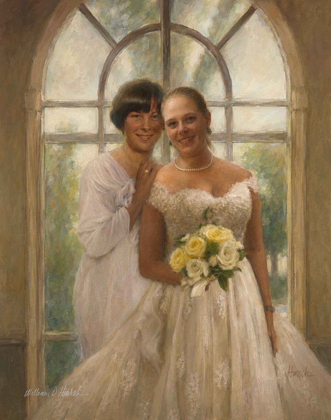 Suzy and her mother together on Suzy's wedding day